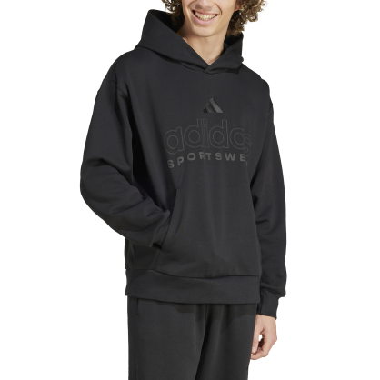 Sweat à Capuche Adidas ALL SZN – Molleton Doux, Coupe Ample, Style Graphique