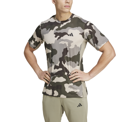 Adidas Train Essentials AEROREADY Camouflage T-Shirt IW8491 – Moisture-Wicking Performance Tee