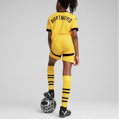 Short Junior Borussia Dortmund 24/25 Puma – Officiel, dryCELL, Style Match