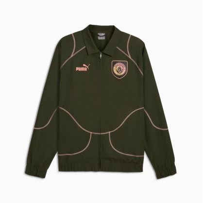 Veste de Survêtement ftblSTATEMENT Manchester City Puma – Ripstop, Badge Silicone, Confort Club
