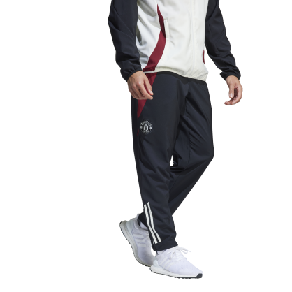 Manchester United Presentation Pants Adidas – JE3738 | Recycled Polyester, Standard Fit, Embroidered Crest