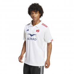 Maillot Extérieur Rugby France Adidas – JG8160 | AEROREADY, Polyester recyclé, Blason brodé