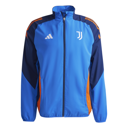Veste de présentation Juventus Adidas – Coupe slim, doublure mesh, poches zippées | JE4297