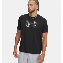 Men’s UA Tech™ Black T-Shirt – Lightweight & Sweat-Wicking | 1390208-001