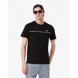 Lacoste Cotton Jersey T-Shirt with Contrast Band – Refined Sportswear | TH9842-031