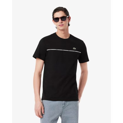 T-shirt Lacoste en jersey de coton avec liseré – Réf. TH9842-031