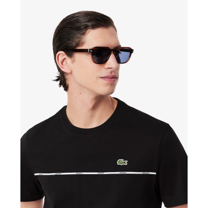 T-shirt Lacoste en jersey de coton avec liseré – Réf. TH9842-031