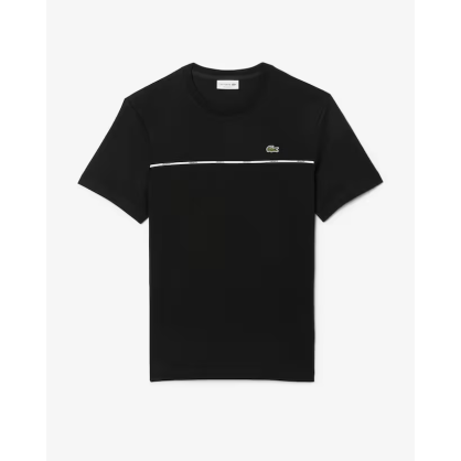 T-shirt Lacoste en jersey de coton avec liseré – Réf. TH9842-031