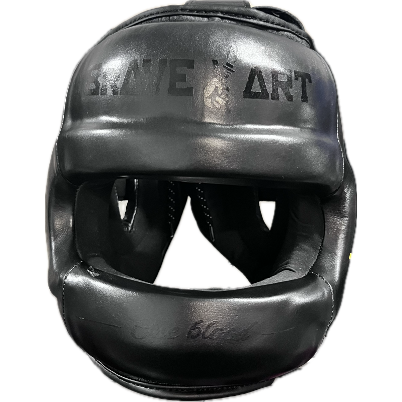 Brave Art Leather Boxing Headgear with Nose Guard – BAHGNPFB Brave Art Leather Boxing Headgear with Nose Guard – BAHGNPFB