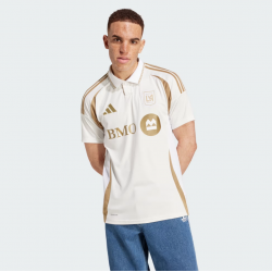 Maillot Extérieur Los Angeles FC 25/26 – Adidas | Design carbone & rose