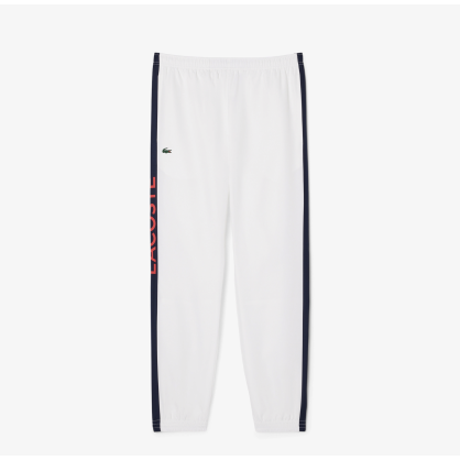 Survêtement Tennis Homme Lacoste Blanc – Taffetas Recyclé et Style Sportif Élégant