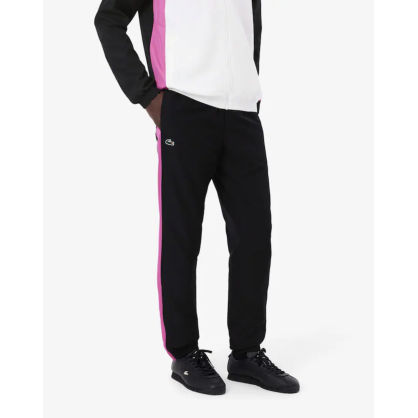 Survêtement Tennis Homme Lacoste Blanc – Taffetas Recyclé, Color-block et Style Sportif