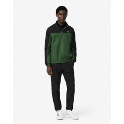 Survêtement Lacoste Homme Vert – Taffetas Recyclé, Color-block et Style Sportif