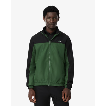 Survêtement Lacoste Homme Vert – Taffetas Recyclé, Color-block et Style Sportif