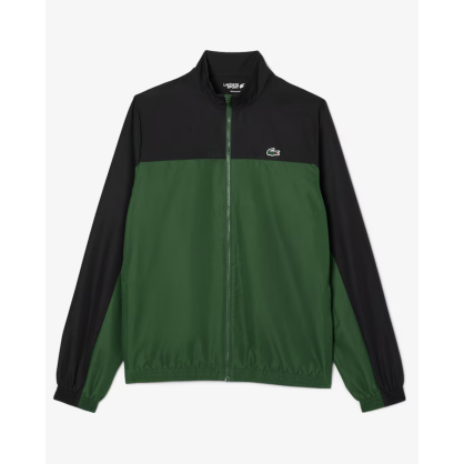 Survêtement Lacoste Homme Vert – Taffetas Recyclé, Color-block et Style Sportif