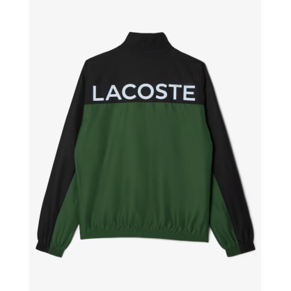 Survêtement Lacoste Homme Vert – Taffetas Recyclé, Color-block et Style Sportif