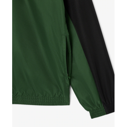 Survêtement Lacoste Homme Vert – Taffetas Recyclé, Color-block et Style Sportif