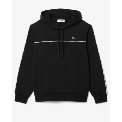 Sweatshirt Lacoste Homme à Capuche – Classic Fit, Bandes Siglées et Confort Coton