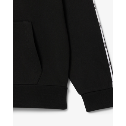 Sweatshirt Lacoste Homme à Capuche – Classic Fit, Bandes Siglées et Confort Coton