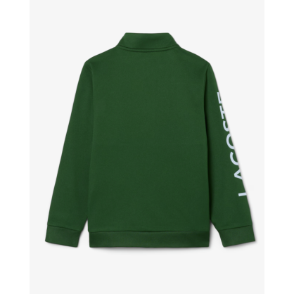 Survêtement Tennis Garçon Lacoste Vert – Interlock Recyclé, Confort et Style Sportif