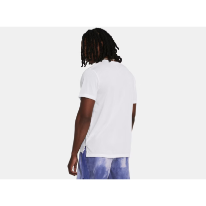 UA Launch Men's T-Shirt White – Lightweight, Breathable and High-Performance