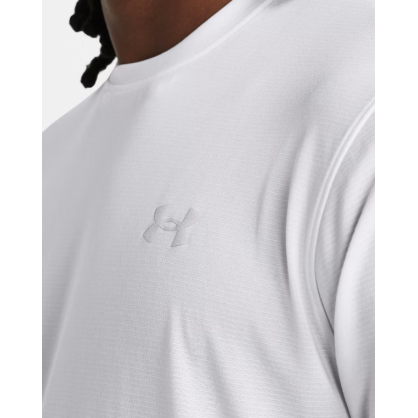 UA Launch Men's T-Shirt White – Lightweight, Breathable and High-Performance