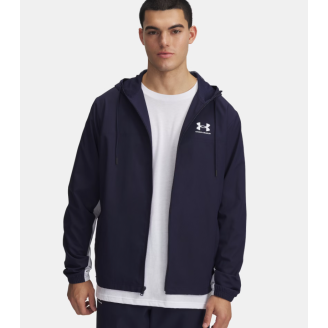 Veste coupe-vent UA Rival Woven homme – Légère, déperlante, résistante
