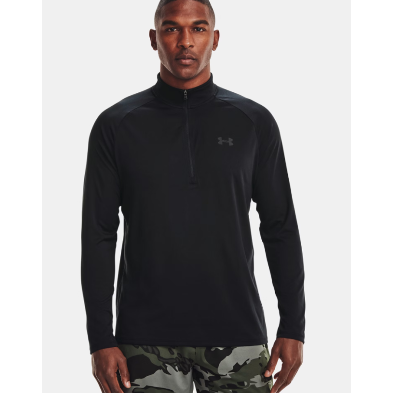Haut à manches longues et ½ zip UA Tech™ pour homme (Modèle : 1328495) Haut à manches longues et ½ zip UA Tech™ pour homme (Modèle : 1328495)