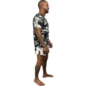 Brave Art Fast Dry Camo 2.0 T-Shirt – Nero, Bianco & Grigio