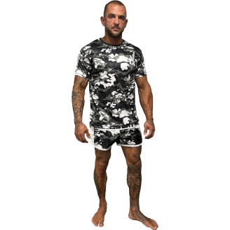 Brave Art Camo 2.0 T-Shirt – Black, White & Grey – Tactical & Fast-Dry