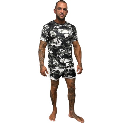 Brave Art Camo 2.0 T-Shirt – Black, White & Grey – Tactical & Fast-Dry