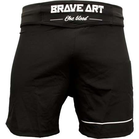 Brave Art One Blood MMA Shorts Black – Durable, Flexible & Ergonomic