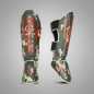 Brave Art Classic One Shin & Instep Guards – Green & Beige Camo