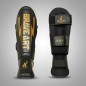 Brave Art Classic One Shin & Instep Guards – Black & Gold
