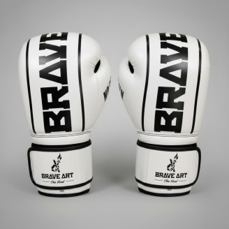 Gants de Boxe Classic One Brave Art Blanc & Noir