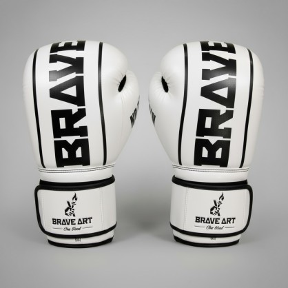 Gants Classic One Brave Art – Blanc & Noir, Puissance & Équilibre
