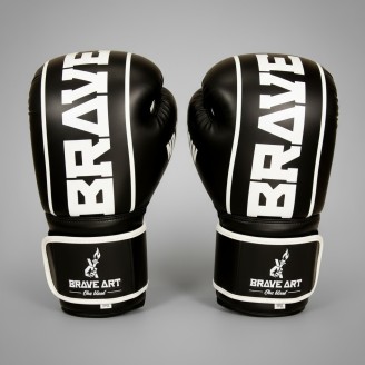 Gants de Boxe Classic One Brave Art Noir & Blanc