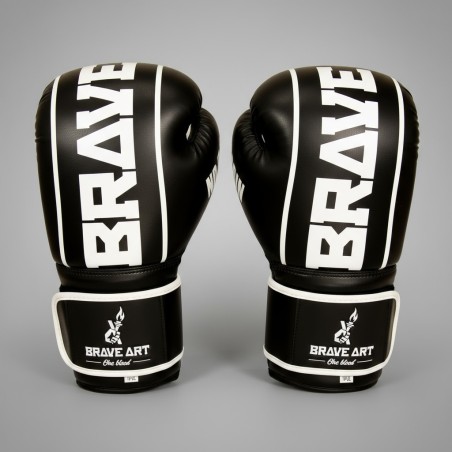 Classic One Boxing Gloves Brave Art – Black & White