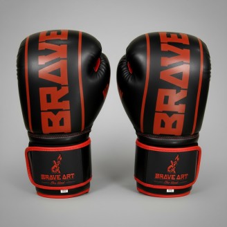 Brave Art Classic One Boxing Gloves – Black & Red