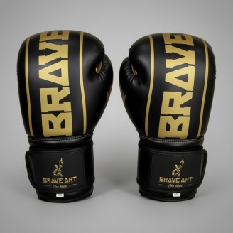 Brave Art Classic One Boxing Gloves – Black & Gold