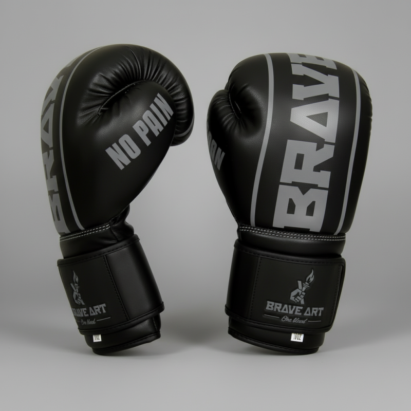 Brave Art Classic One Boxing Gloves – Black & Grey