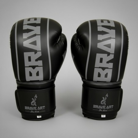Brave Art Classic One Boxing Gloves – Black & Grey