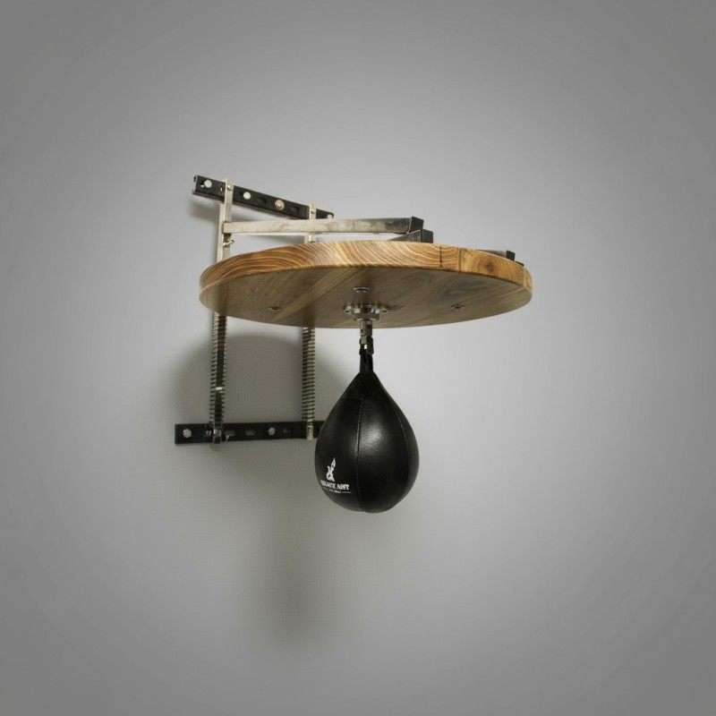 Speed Bag avec Structure Brave Art en Cuir Noir Speed Bag avec Structure Brave Art en Cuir Noir