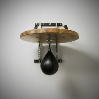 Speed Bag avec Structure Brave Art en Cuir Noir