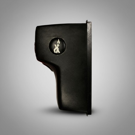 Wall Pad Brave Art in Black Leather