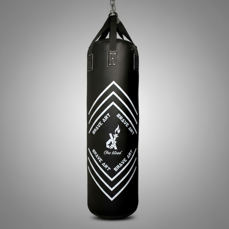 Brave Art “Grades” Leather Punching Bag Black (60 kg)
