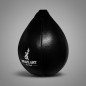 Brave Art Black Leather Speed Bag with Structure Brave Art Black Leather Speed Bag with Structure