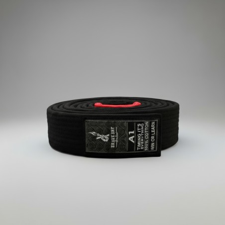 Brave Art Black BJJ Belt – BAJJBBK20