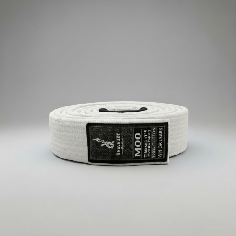 Kids BJJ White Belt Brave Art