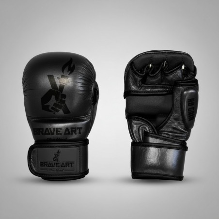Gants de MMA Sparring en cuir Brave Art
